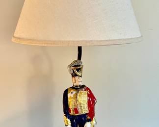 10th Royal Hussaps 1831 Figural Lamp
