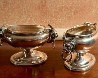 Hoston Sterling Open Salts 