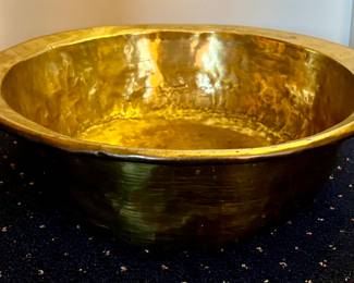 Hand Hammered Brass Bowl