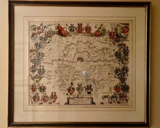 "Territorii Francofvrtensis" Framed Map