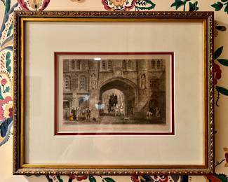 "The Stone Bow, Lincoln" Framed Print