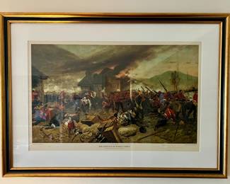 "The Defence of Rorke's Drift" Framed Print