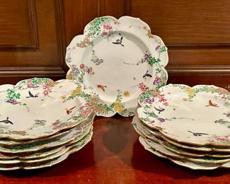 (12) Antique Chinese Plates