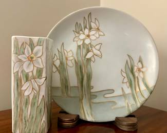 Made in Germany Vase & Plate