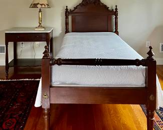 Antique Victorian Twin Bed 