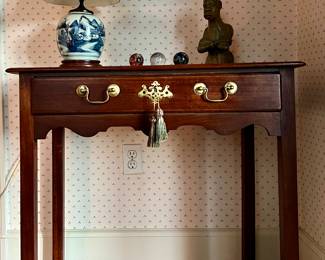 English, 18th century, Small One Drawer Occasional Table 