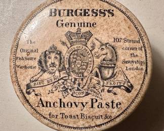 Burgess's Anchovy Paste Pot