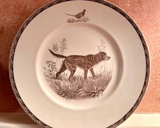 Wedgewood American Sporting Dog Plate "Gordon Setter"