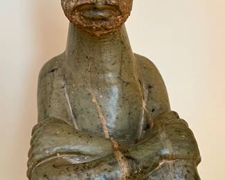 Carved Figure, Signed