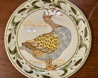 Janet Rothwoman Ceramic Plate - 14"