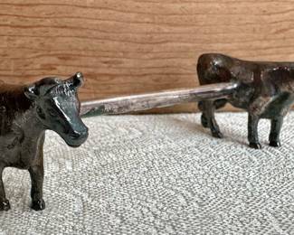 Antique Irish Sterling Silver Knife Rest