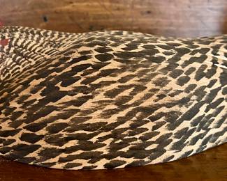 Vintage William E. Kirkpatrick Plymouth Rock Chicken Decoy