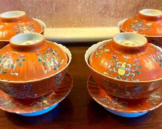 Antique Chinese Teacup Set