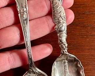 Sterling "Aquarius" & Souvenir Spoons