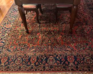 Vintage Persian Rug (navy, maroon)