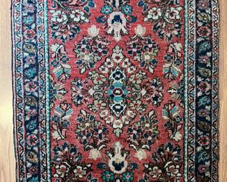 Scatter Rug (red, navy, teal)