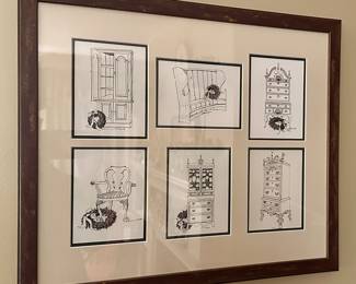 Framed Print, Signed T. L. Rose