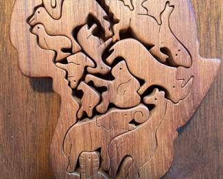 "Africa" Wood Puzzle 