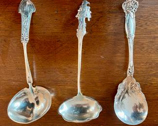 (3) Sterling Sauce/Serving Ladles