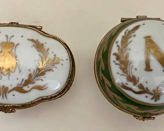 Limoges France Trinket Boxes