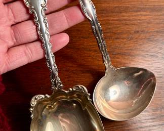 Sterling Serving Spoon & Gravy Ladle