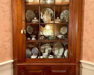 Vintage Corner Cabinet 