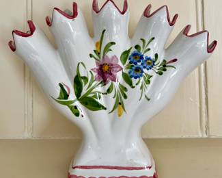 Hand Painted Vase, Portugal