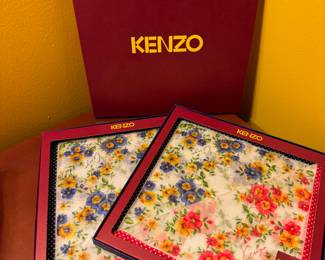 2 Boxes of Kenzo Handkerchiefs