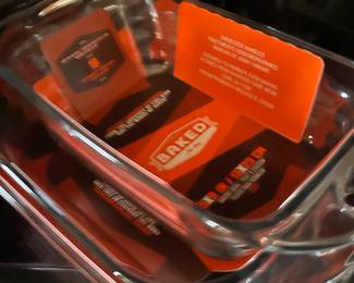 Assortment of Baked Glass Baking Dishes