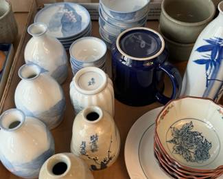 Assortment of Mini Sake Bottles