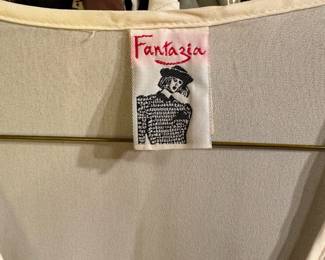 Fantazia Tie Front Cream Vest