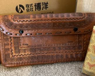 Embossed Leather Wallet