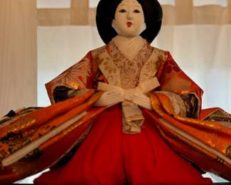 San-nin-kanjo Court Japanese Traditional Hina Doll