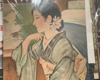 Assortment of Japanese Prints by Shufu No Tomo Magazine