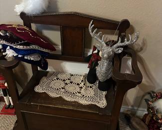 antique child bench