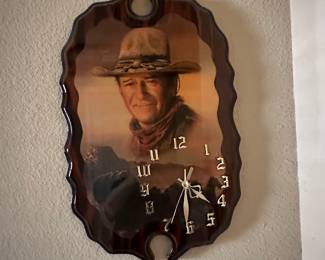 John Wayne clock