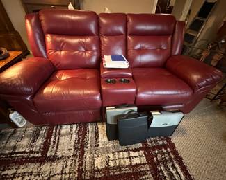 Red Reclining couch