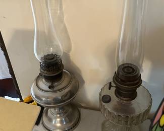 Vintage oil lanterns