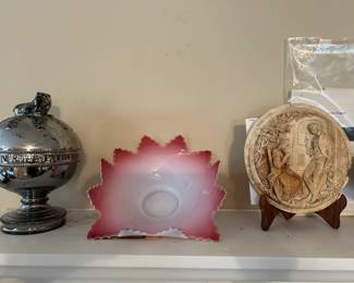 Electric art and dishes 