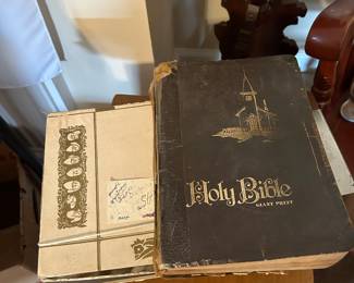 Vintage bibles 