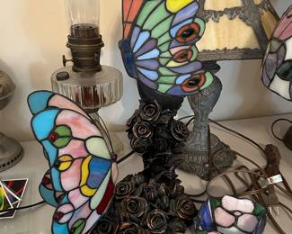 Double butterfly lamp