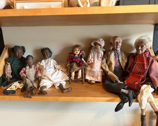 Sighed Daddy’s long legs folk dolls  
