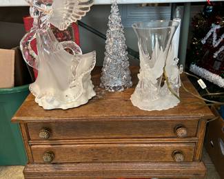 Amazing collection of vintage and new Christmas decorations