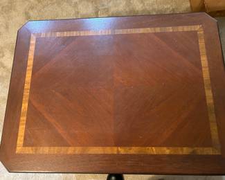 Burle enlayed end table