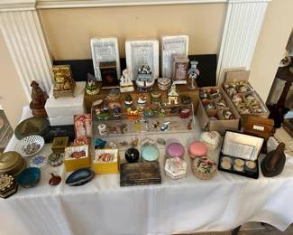 Trinket boxes galore 