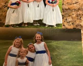 LIKE NEW FLOWER GIRL DRESSES