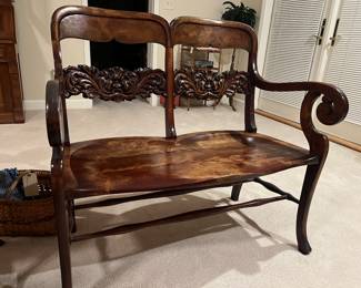 Antique settee