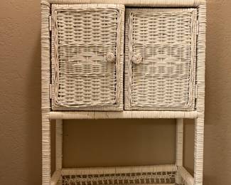 Wicker shelf