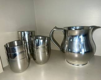 Pewter Tumblers
Pewter pitcher