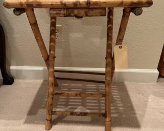 Bamboo folding small table